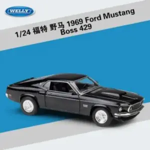 1:24 Mustang GT Diecast Model in Black Finish 21 9049b988173e4c1daca36d52 upscaled
