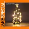 Elegant LED Christmas Tree Lamp in Gold or Silver