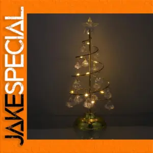 Gold Mini Christmas Tree Night Light