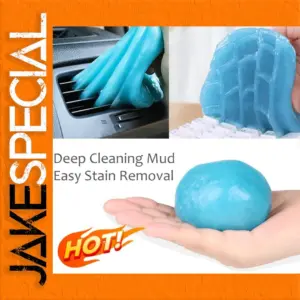 Light Blue Car Cleaning Gel for Dusting