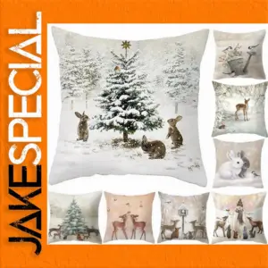 Christmas Cozy Scene Pillowcase 45cm