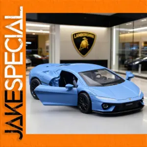 Blue Lamborghini Temerario 1:40 Diecast Model
