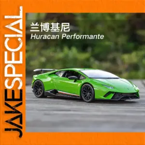 Green Lamborghini Huracan Performante 1:18 Model