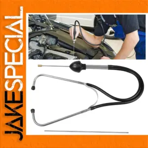 Black Automotive Cylinder Stethoscope for Mechanics