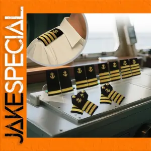 Military Navy Bullion Braid Epaulets Set