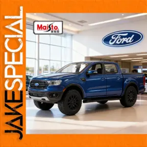 Ford Ranger 2019 Diecast Model in Blue 1:27 Scale