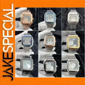 38mm Square Watch Case in Stainless Steel