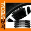 Carbon Fiber Wheel Rim Stickers for Vehicles