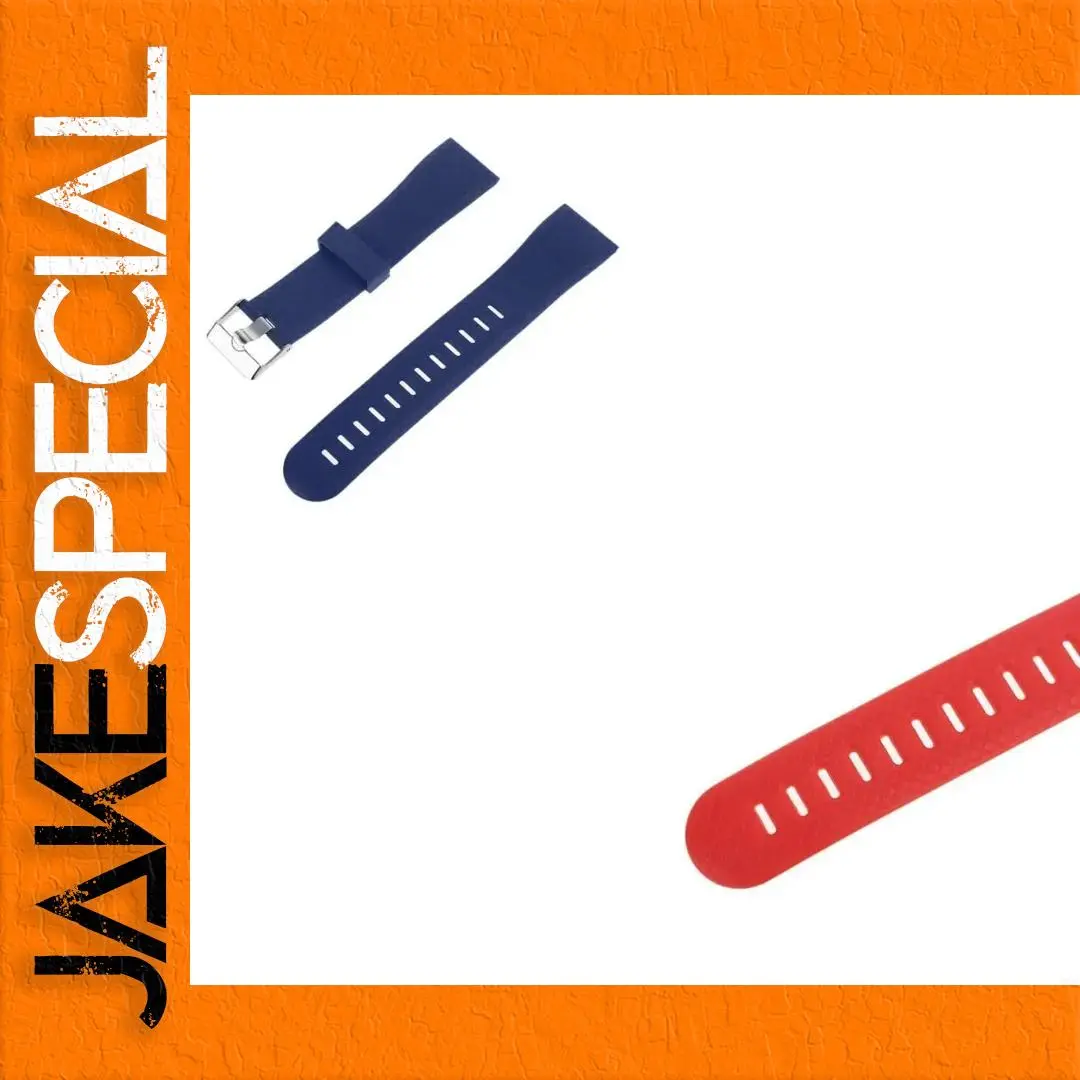 Silicone Strap for 116 Smartwatch in Red/Blue 1 Silicone Strap for 116 Smartwatch in Red/Blue