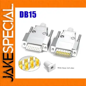 Industrial DB15 Connector with Gold Pins