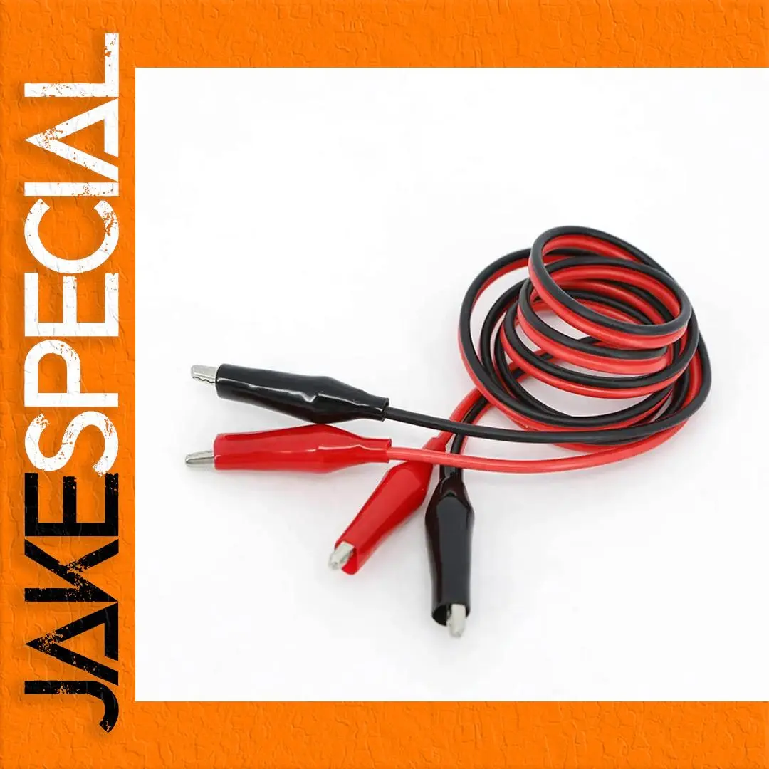 1-Meter Dual-Head Alligator Clip Test Lead 1 1-Meter Dual-Head Alligator Clip Test Lead
