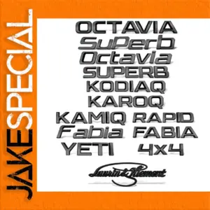 Skoda Car Badge Collection in 13 Colors