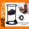 Durable Black Firewood Splitter for Home