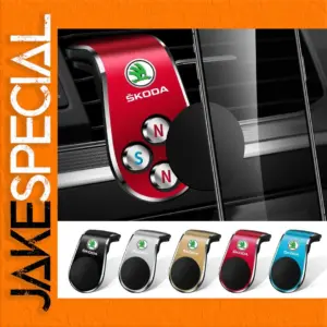 Red Magnetic Car Phone Holder for Skoda Vehicles