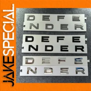 Land Rover Defender 3D ABS Letter Logos Set