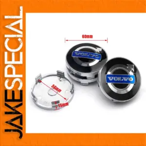 Modern Wheel Hub Caps Set for V50 and S60