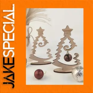 Elegant Wooden Christmas Tree Decor