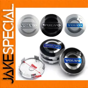 Vehicle Wheel Hub Cap Stickers Set (56mm & 60mm)