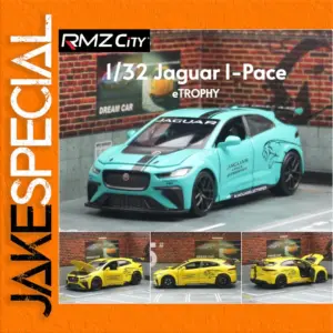 Vibrant Turquoise Jaguar I-Pace eTROPHY Model