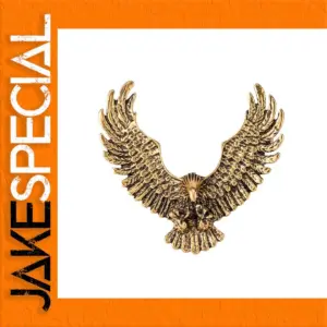 Exquisite Retro Eagle Brooch in Gold/Silver