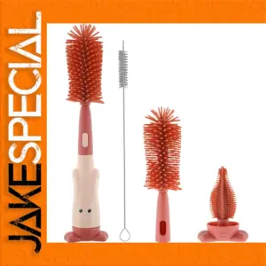 Silicone Baby Bottle Cleaning Set with Storage Stand