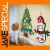 Vibrant Felt Christmas Tree with Ornaments