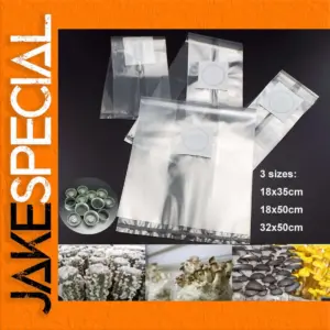 Transparent Mushroom Grow Bags for Cultivation