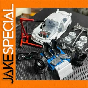 1:64 Diecast Car Garage Repair Set