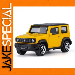 Vibrant Yellow Suzuki Jimny 1:64 Model for Collectors