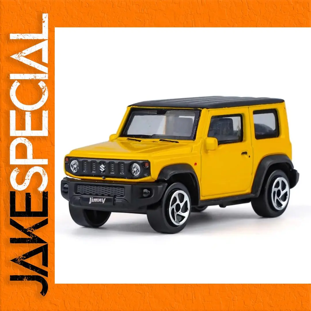 Vibrant Yellow Suzuki Jimny 1:64 Model for Collectors 1 Vibrant Yellow Suzuki Jimny 1:64 Model for Collectors