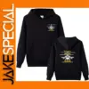 Men's Military Style Hoodie with Helicopter Graphic