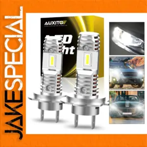 LED H7 Headlight Bulbs 6000K 16,000 Lumens