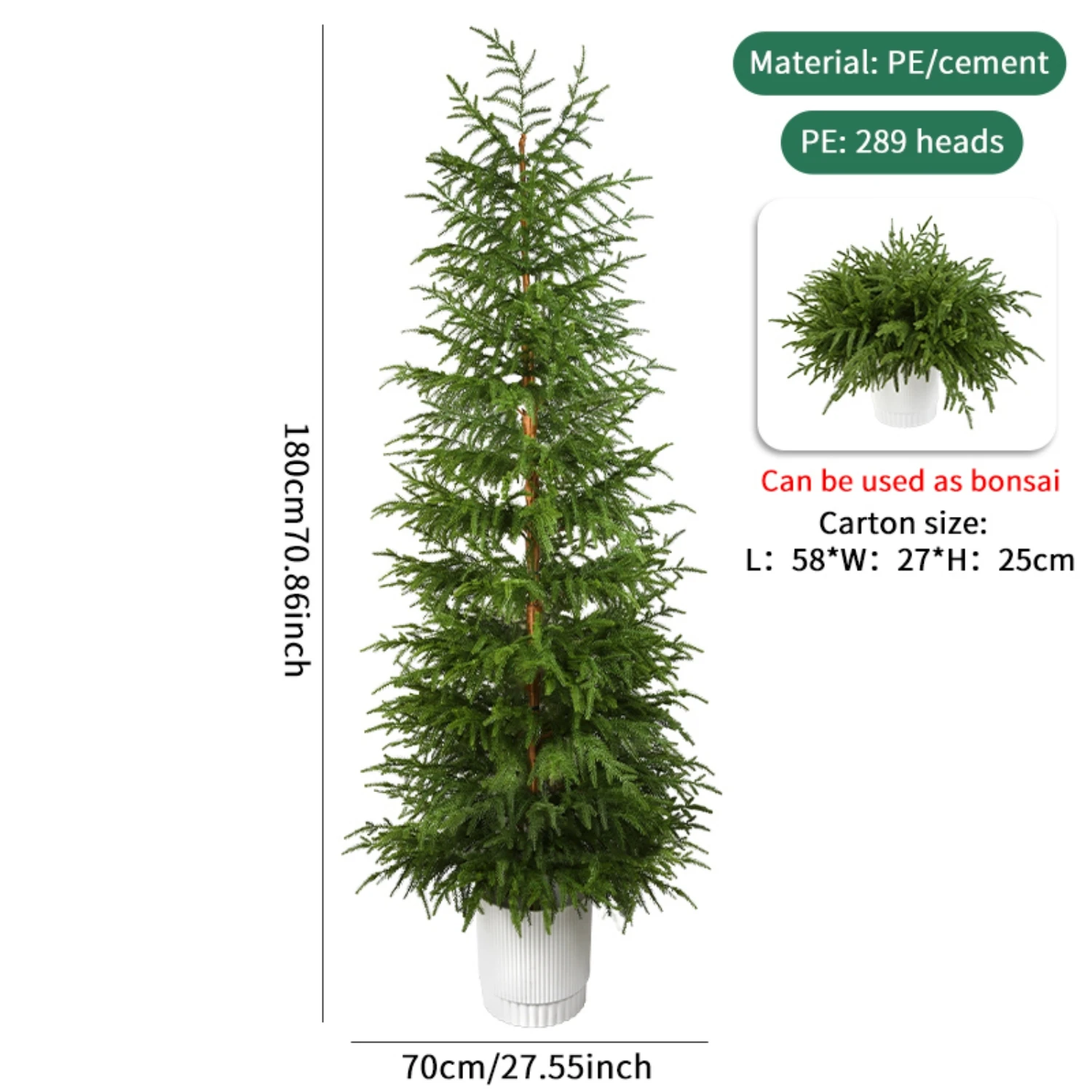 Realistic PE Christmas Tree in Three Sizes 7 Realistic PE Christmas Tree in Three Sizes - Image 7