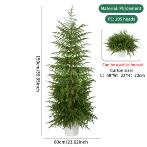 Realistic PE Christmas Tree in Three Sizes 17 A618ac7a780e7416388423ea4965b80da1