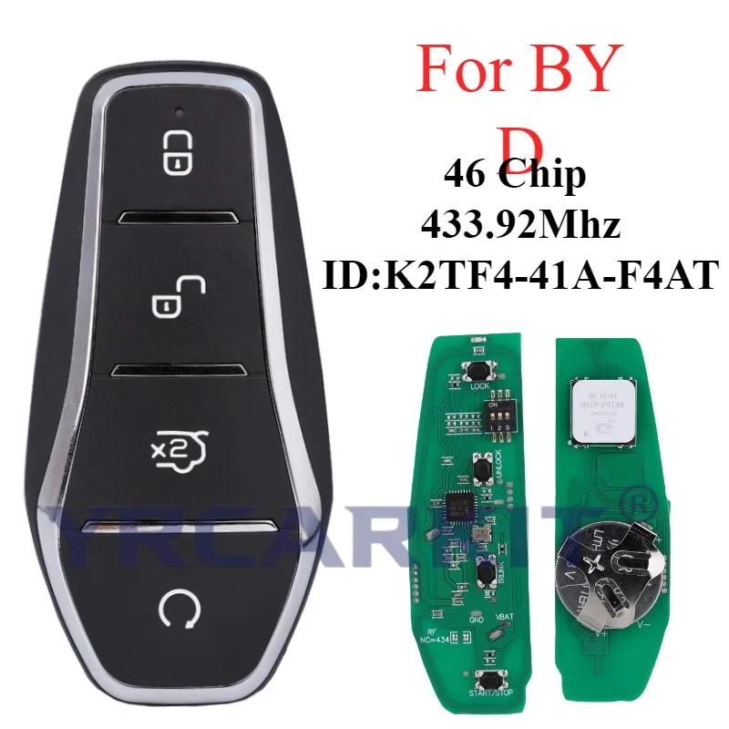 BYD Remote Key Fob for Qin PLUS EV & Yuan PLUS 1 BYD Remote Key Fob for Qin PLUS EV & Yuan PLUS