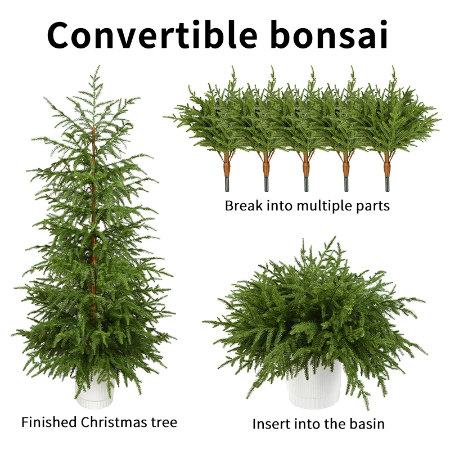 Realistic PE Christmas Tree in Three Sizes 4 Realistic PE Christmas Tree in Three Sizes - Image 4