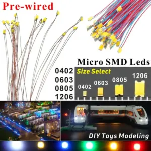Vibrant Miniature Model LED Light Set