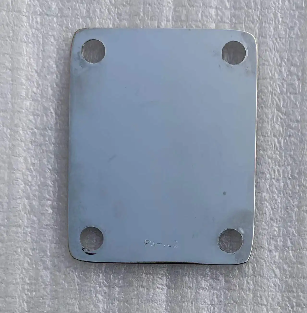 Chrome Fender Neck Joint Plate for Electric Guitars 3 Chrome Fender Neck Joint Plate for Electric Guitars - Image 3