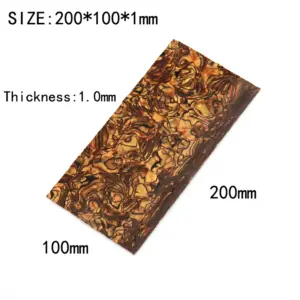 Vibrant Celluloid Guitar Headstock Veneer Sheets 23 H15110f92a178496b8c8e23c9abf25ea7x