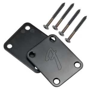 Fender Guitar Neck Plate 64.5x51.2mm Black Chrome 15 H15a991df509f4b83b48b69c984dc68244