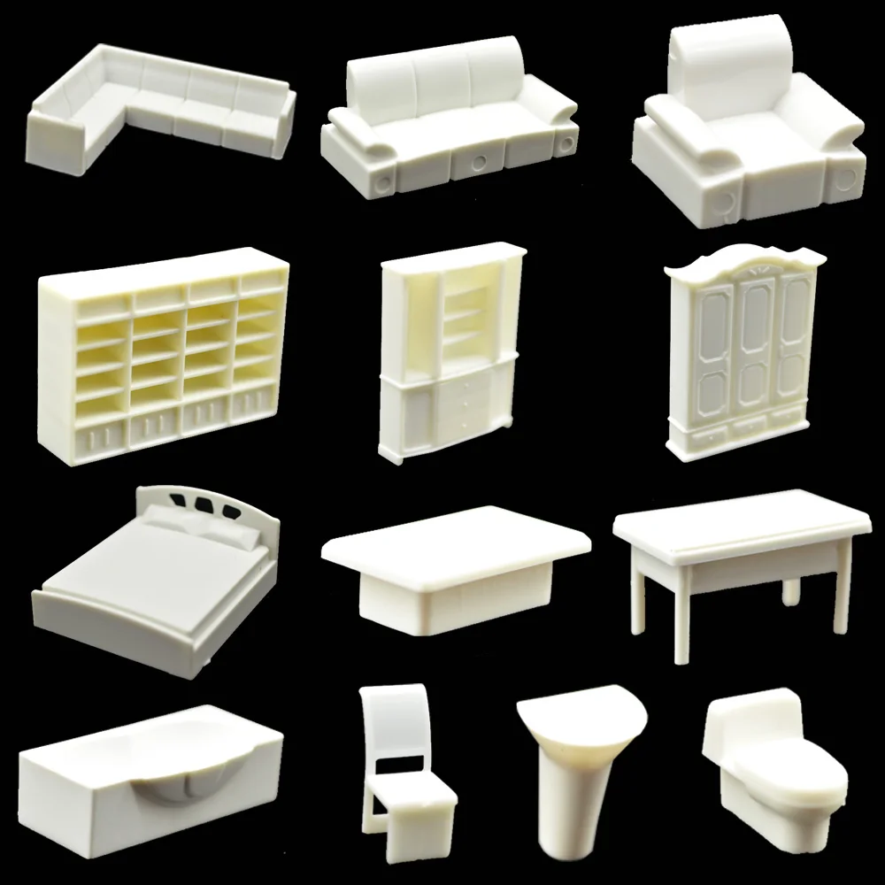 Miniature Indoor Furniture Set for Dioramas 1 Miniature Indoor Furniture Set for Dioramas