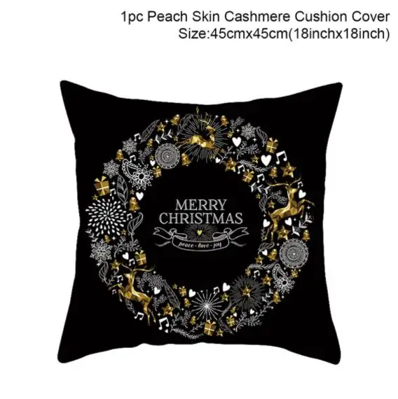 Luxurious 45x45cm Christmas Cushion Cover 19 Luxurious 45x45cm Christmas Cushion Cover - Image 19