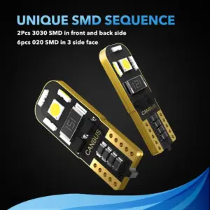 Vehicle LED T10 W5W Bulb 6000K 120 Lumens 10 H2b487e7bb9bf47f29bd870894ebce0c8E