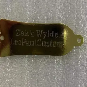 Gold Metal Truss Rod Cover for Electric Guitars