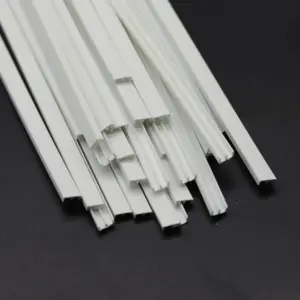 White ABS Plastic Tube Set for Models and DIY Projects