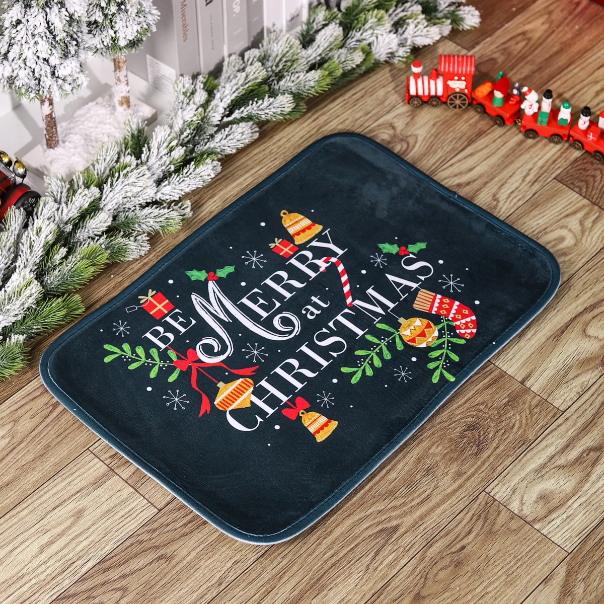 Festive Santa Christmas Door Mat 30x20x5 cm 4 Festive Santa Christmas Door Mat 30x20x5 cm - Image 4