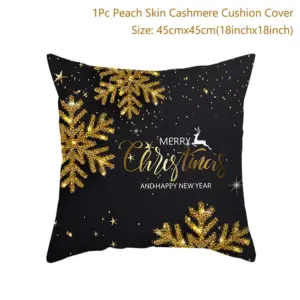 Luxurious 45x45cm Christmas Cushion Cover 28 H3bfba90e575b4c41817e7dcf41764714y