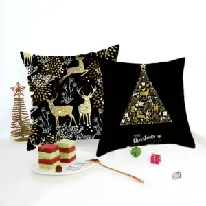 Luxurious 45x45cm Christmas Cushion Cover 26 H3d2ef227f7dc4436aff1f00748056472B