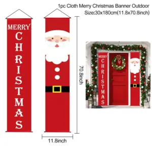 Festive Christmas Door Banner Set for 2024 53 H45cdee3fa6404619b0d2912da0bb33e3r