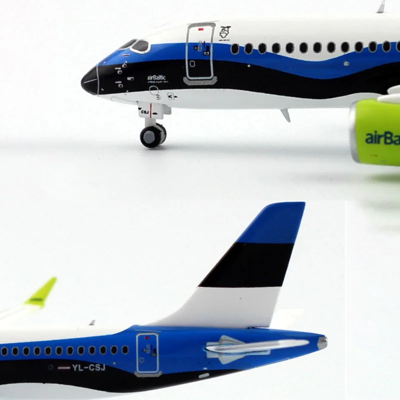 Air Baltic Airbus A220-300 YL-CSJ Diecast Model 5 Air Baltic Airbus A220-300 YL-CSJ Diecast Model - Image 5
